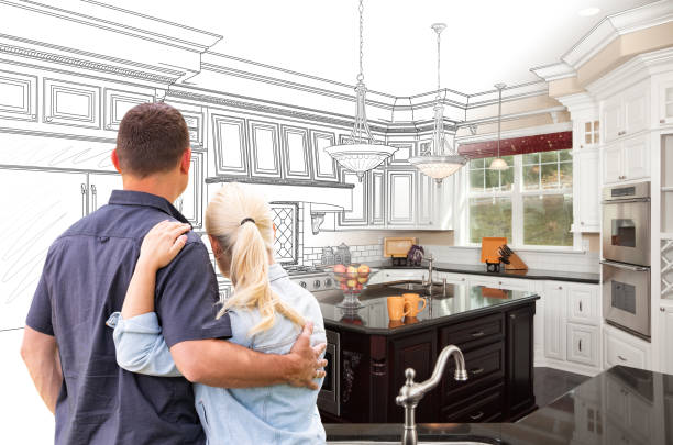 Professional Kitchen Remodeling technician working in Stevenson, MD
